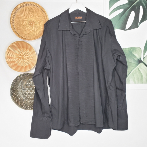 Ben Sherman Other - Ben Sherman Men's Black Button Up Shirt Western